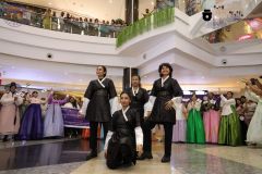 IKC K-POP team at K-Culture event during Hanbok Parade