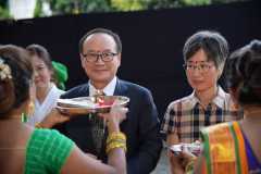 Traditional welcome for the Consul general of the Republic of Korea in Mumbai, H.E. Mr.Kim Young-og  accompanied by his wife