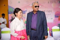 Dr Eunjoo Lim (Center Director and  Dr. Aditya Bavadekar (VP & CEO of MIMA institute of Management) and Dr. Pradip Bavadekar (Chairman & Managing Trustee of Youthbuild Foundation))